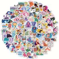 100pcs Mental Health Stickers Inspirational Psychology Stickers For Adults Teens