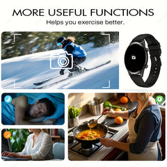 KDKP 3 Touchscreen Smartwatch for Android & iOS TPU Strap Aluminum Case