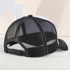 Men's Tiger Embroidered Baseball Cap Summer Mesh Animal Peaked Cap