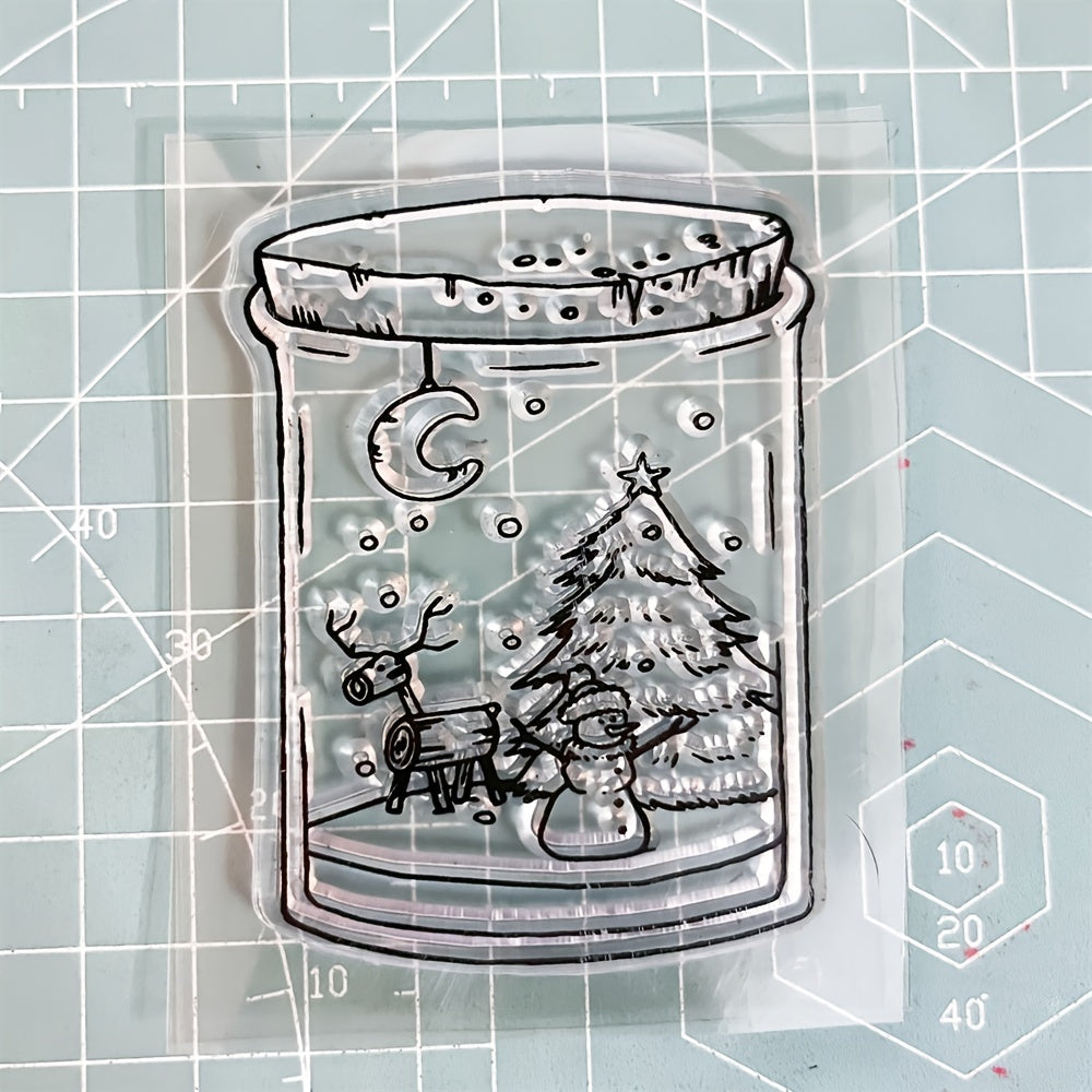 Winter Snow Pattern Transparent Silicone Stamp