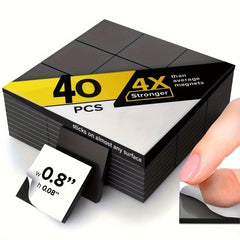 Self Adhesive Magnetic Squares 4.5x4.5 - Flexible Sticky Magnets