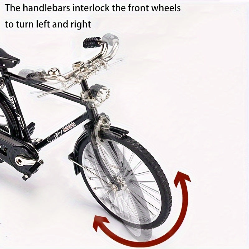 Alloy 28 Big Bar Toy Car Model Bicycle Ornaments Simulation Car Assembly DIY Shr