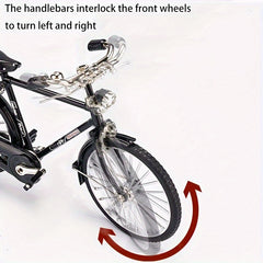 Alloy 28 Big Bar Toy Car Model Bicycle Ornaments Simulation Car Assembly DIY Shr
