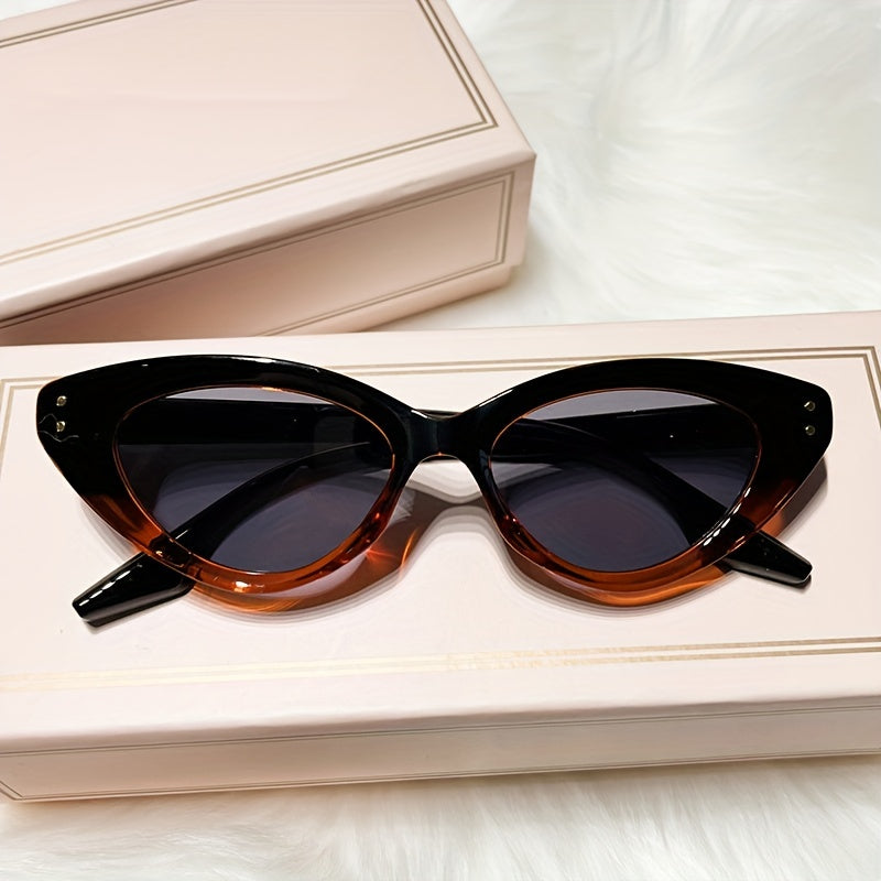 Gradient Cat Eye Sunglasses UV Protection Shades for Women