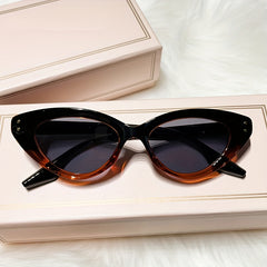 Gradient Cat Eye Sunglasses UV Protection Shades for Women