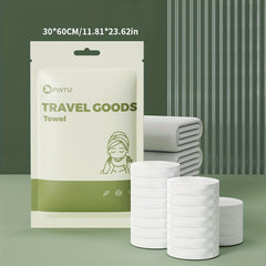 5pcs Compressed Towel Disposable Soft Face Towel for Travel & Camping