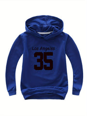 Girls Pullover Hooded Sweatshirt for Autumn Winter