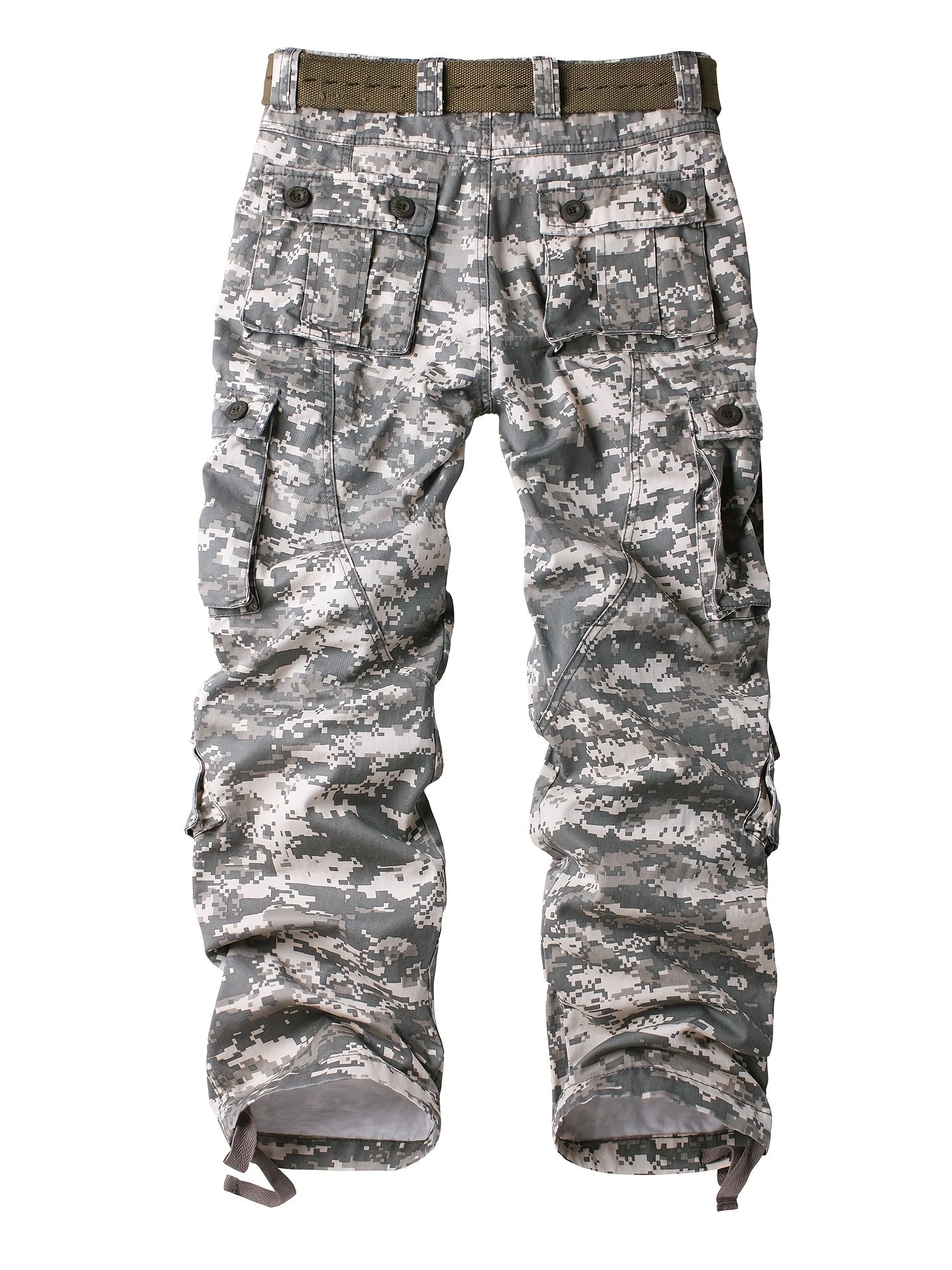 Men's Camo Cargo Pants with Pockets