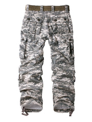 Men's Camo Cargo Pants with Pockets