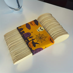 100pcs Disposable Wooden Spoons Biodegradable Bulk Birch Spoons