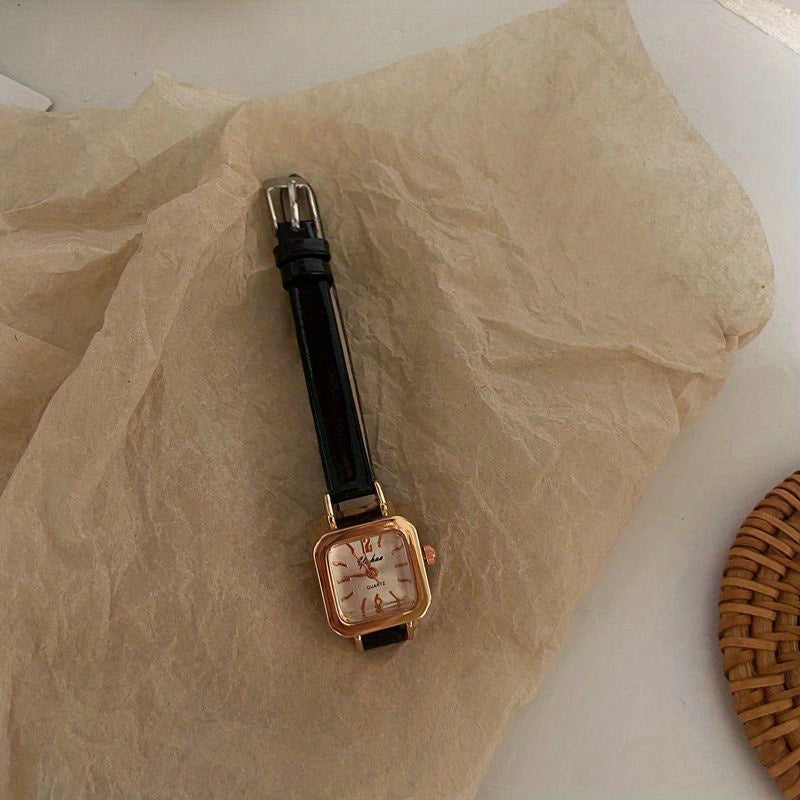 Square Wrist Watch with Thin Strap, Gift for Kids