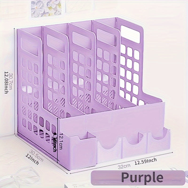 Large Capacity File Box Storage Desktop Archive Organizer