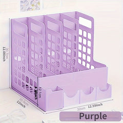 Large Capacity File Box Storage Desktop Archive Organizer