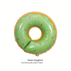 Candy Pellet Ice Cream Donut Aluminum Balloon Baby Birthday Party Decoration