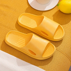 Women's Solid Pillow Slides Slip On Open Toe Non slip Lightweight Summer Shoes