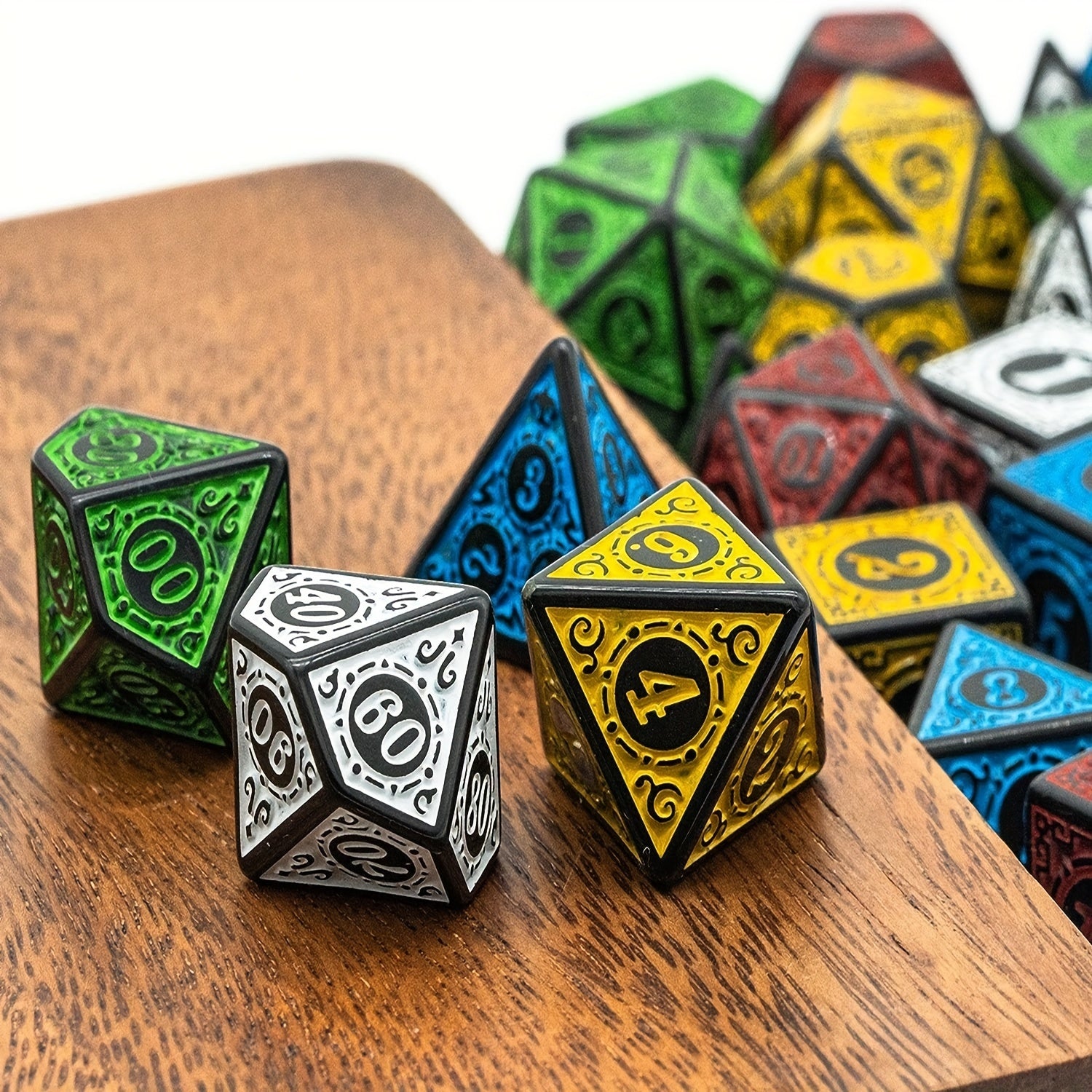 7Pcs Classic Rune Relief Set, ideal for games