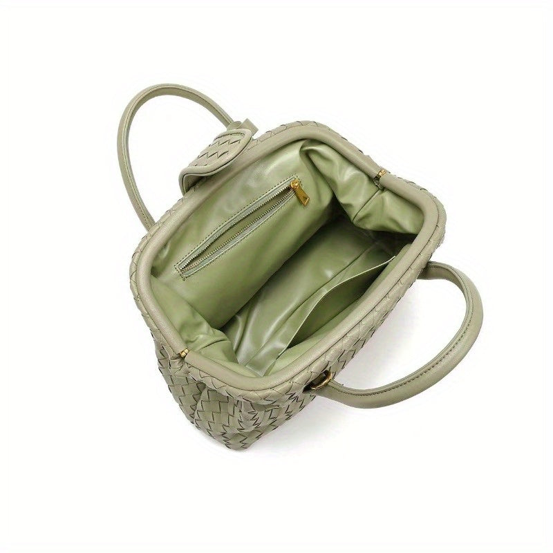 Women's Woven Crossbody Shoulder Bag Convertible Handbag