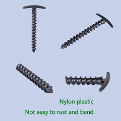 8pcs 14 48 Cm Nylon Ceiling And Ground Nails Lightweight Outdoor Ground Nails