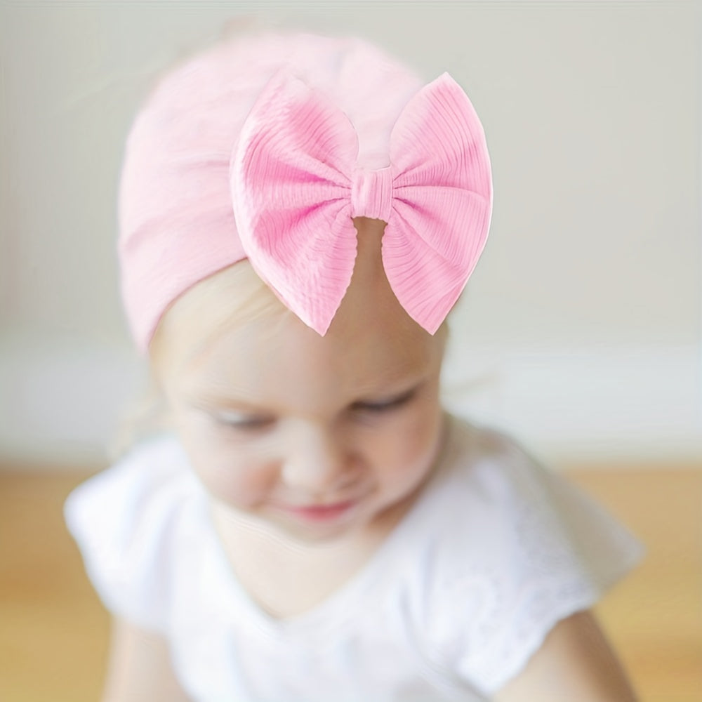 Baby Cotton Hat Bow Knot Baby Pullover Hat Warm Hat
