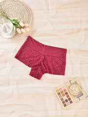 2 Pack Plus Size Lace High Rise Panties Set