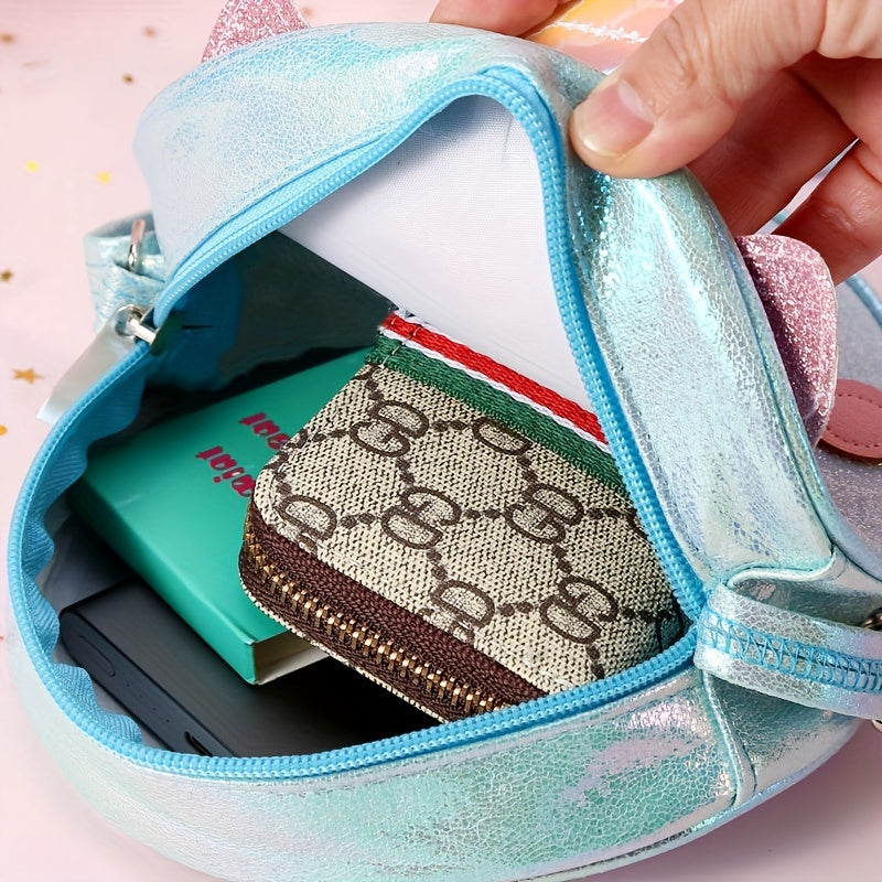 Kids Cartoon Shoulder Bag & Coin Purse Set
