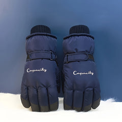 Men's Windproof Touch Screen Winter Gloves Thickened Warm Outdoor Cold Weather