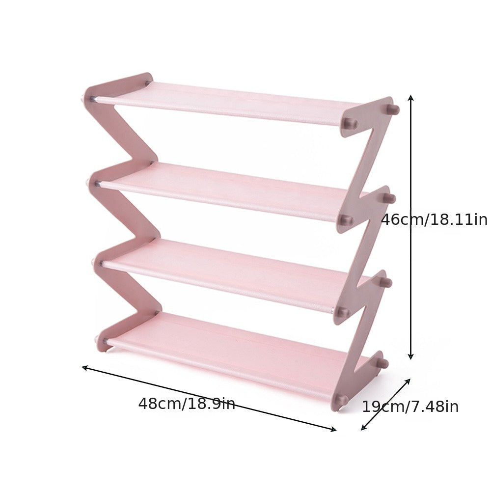 Shoe Rack Assembly Home Bookshelf