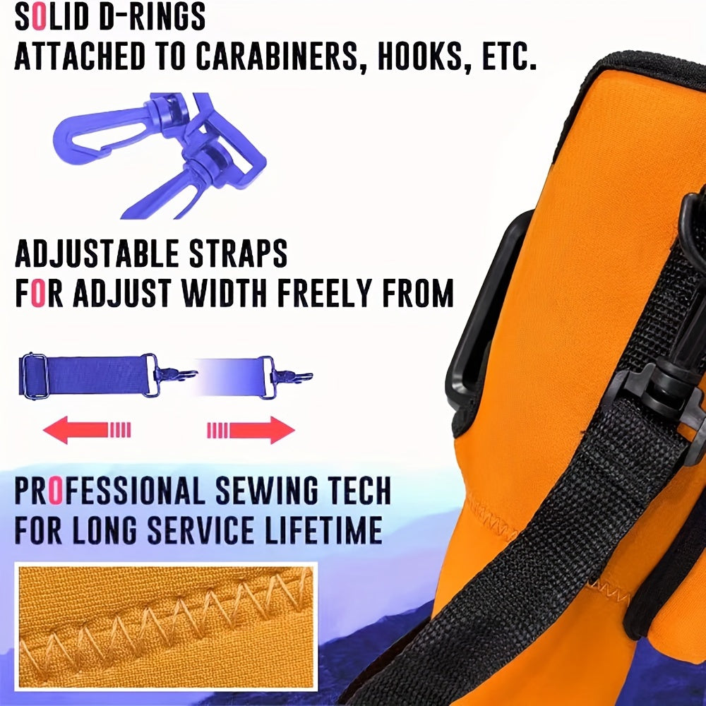 Water Bottle Holder with Shoulder Strap for Outdoor Activities