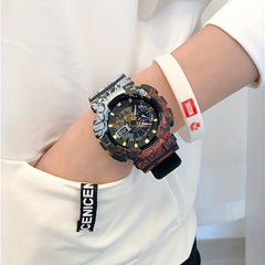 Anime Graffiti Multifunctional Student Sports Boys Watch