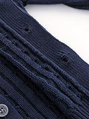 Unisex Baby Cardigan V Neck Botton Sweater For Winter Kids