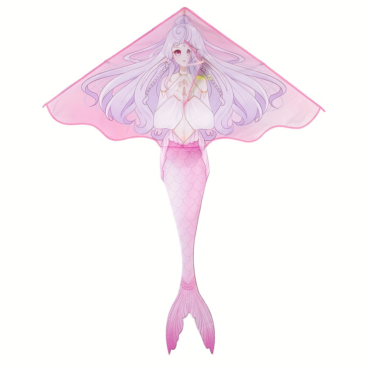 Mermaid Kite With 91.44m Handle Line for Beach Park Yard
