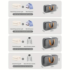 Bed Sheets Storage Bag Clothes Wardrobe Dustproof Box Underbed Container