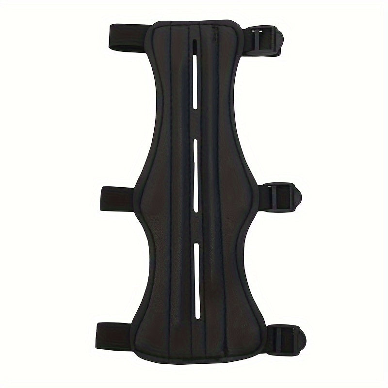 Archery Armguard Adjustable Forearm Wrist Protector For Traditional Bow