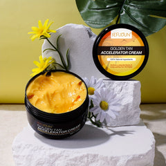 Self Tanning Gel Face Body Bronzer Lotion Wheat Summer Seaside Sunbathing