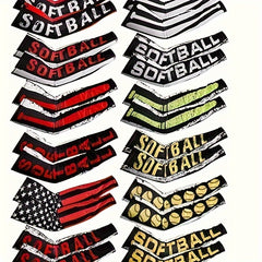 12 Pairs Arm Sleeves Men Flag Letter UV Protection Cooling Summer
