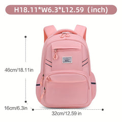 Casual Backpack with Spine Protection for School