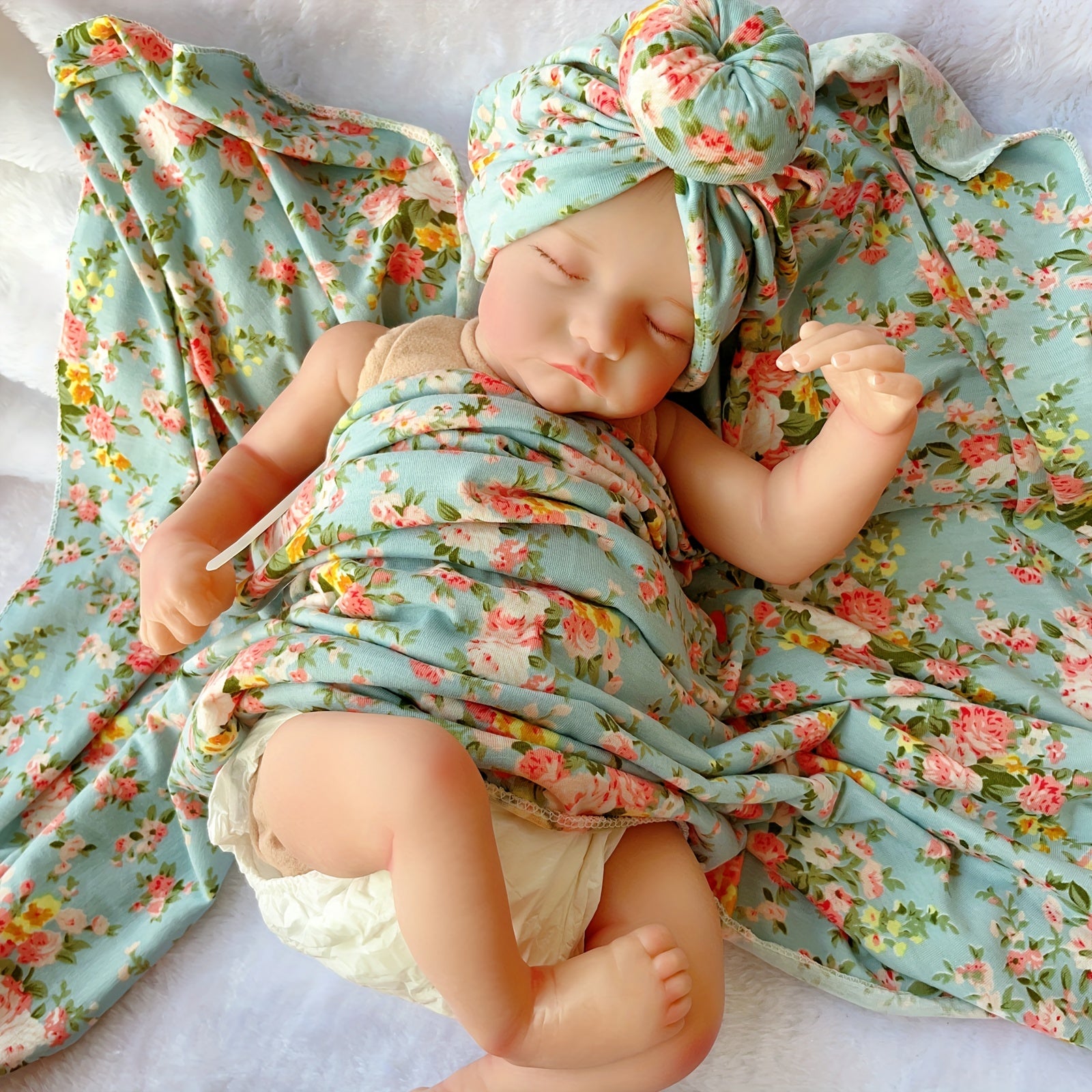 17 Inch Reborn Baby Doll Lifelike Newborn Doll For Toddlers