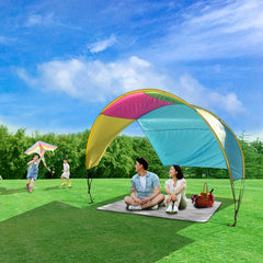 Patented Beach Tent for 3-4 People, Ideal for Camping & Picnics