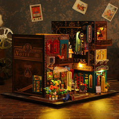 3D Puzzle Dollhouse Mini Doll House DIY Kit with Furniture Wooden