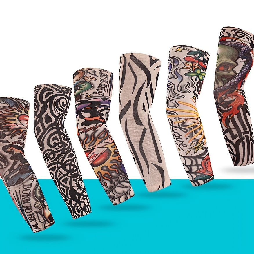 1PC Tattoo Sleeve Cover Temporary Arts Tattoo Sleeves For Men Women