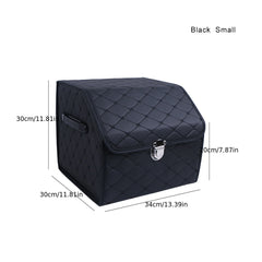 Folding Shoe Storage Box Car Trunk Bag Organizer