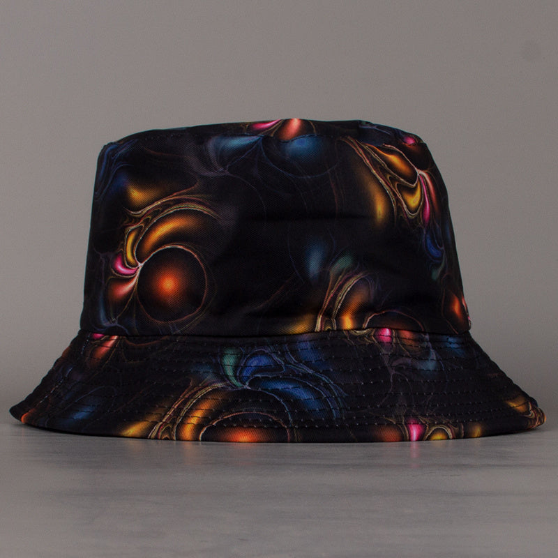 Reversible Bucket Hat Casual Summer Sun Hat Beach Travel Fisherman Cap