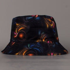 Reversible Bucket Hat Casual Summer Sun Hat Beach Travel Fisherman Cap