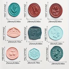 Embossed Fire Paint Seal Stamp Zinc Alloy Seal Stamp Head for Gift Wrapping