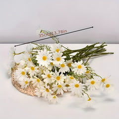 5pcs Artificial Daisy Flower Arrangement for Home Hotel Office Wedding Party