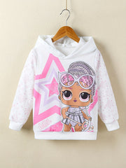 Kids Cartoon Graphic Long Sleeve Sweatshirt Baby Stylish Hoodie