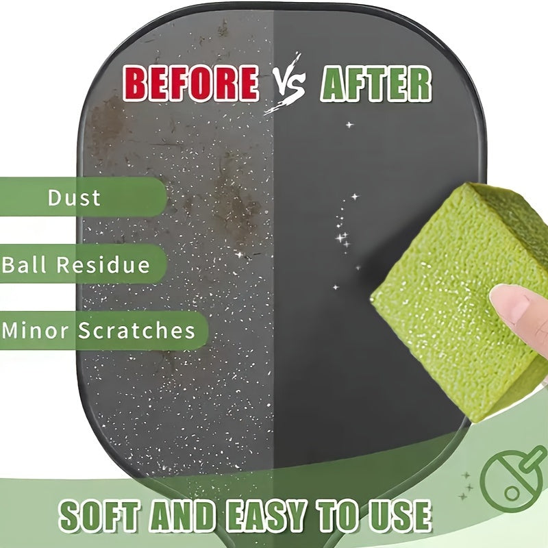 Carbon Fiber Pickleball Racket Cleaning Eraser Removes Ball Residue Debris