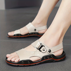 Men's Casual Dual Purpose Sandals Non Slip Textured Shoes
