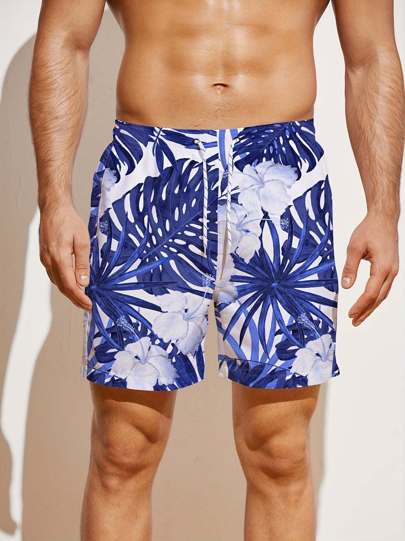 Men's Flowers Swim Trunks Beach Pants Outdoor Boardshorts
