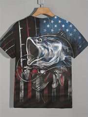 Men's Stretch Crew Neck Tee Casual Summer Outdoor T-shirt